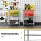 Factory 2U Wire Shelving Unit, 14inD x 24inW x 36inH, 3 Shelves, Medium Duty 250 lbs Per Shelf, Chrome 803964 - alternate 7
