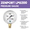 Zenport Glycerin Liquid Filled Pressure Gauge, 200 PSI LPG200 - alternate 2