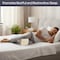 Remedy Knee Pillow for Side Sleepers Contoured Memory Foam Leg Pillow with Washable Cover, Off-White 80-90014 - alternate 2