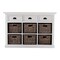 Homeroots Modern Farmhouse Buffet Server With Basket Set 388213 - alternate 1