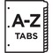 Avery reg HeavyDuty Plastic AZ Industrial Dividers, Yellow, 2PK AVE23081 - alternate 2