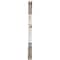 Zenna Home Straight 72'' Adjustable Tension Finial Shower Rod in Brushed Nickel 661ALBN - alternate 2