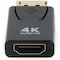 Add-On Addon Hp Qx591Av Compatible Displayport Male To Hdmi Female Black QX591AV-AO - alternate 5