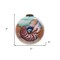 Homeroots Sea Shell Hand Painted Mouth Blown Glass Ornament 477543 - alternate 4