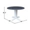 Whitewood Industries Extension Dining Tables, 45 in L, 30.3 in. H, Parawood K05-42DPT-23B - alternate 5