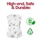 Smarty Had A Party White with Silver Paint Splatter Paper Dinner Napkins 600 Napkins, 600PK 2192-CASE - alternate 5