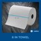 Georgia-Pacific enMotion Hardwound Paper Towels, 1 Ply, Continuous Roll Sheets, 550 ft, White, 6 PK 89720 - alternate 6