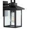 Jonathan Y Bungalow 6.75" 1-Light Iron/Seeded Glass Rustic Traditional Lantern LED Outdoor Sconce, Black, 2PK JYL7608A-SET2 - alternate 5