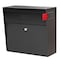 Mail Boss Metro Locking Wall-Mount Mailbox, Black, 14/16-Gauge Steel 805941 - alternate 1