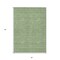 Homeroots 5' X 8' Green And Beige Geometric Washable Indoor Outdoor Area Rug 594384 - alternate 3