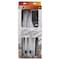 Omaha Barbecue Tool Set with Handle and Hanger, 1.9 mm Gauge, Stainless Steel Blade, Stainless Steel SHE94031L-B - alternate 3
