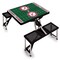Picnic Time Family Of Brands Alabama Crimson Tide - Football Field - Picnic Table Portable Folding Table, Black 811-00-175-005-0 - alternate 1