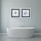 Homeroots Set Of Two Seaside Blues II White Framed Wall Art, 2PK 653900 - alternate 2