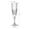 Smarty Had A Party 8 oz. Crystal Cut Plastic Champagne Flutes (48 Glasses), 48PK 1705-CASE - alternate 4