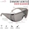 Bison Life Diamond, Safety Glasses, Anti-Scratch, Gray Lens SH-VOSG-FCGY-ES12 - alternate 5