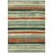 Homeroots 3' X 5' Sage Black And Red Striped Washable Indoor Outdoor Area Rug 598926 - alternate 5