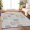 Homeroots 9' X 12' Gray Silver And Gold Geometric Washable Indoor Outdoor Area Rug 616812 - alternate 4