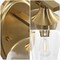 Jonathan Y Jayne 6" 1-Light Iron/Glass Cottage Rustic LED Vanity Light, Brass Gold JYL7545B - alternate 3
