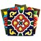 Homeroots 12" X 12" Festival Brights Mosaic Peel and Stick Removable Tiles 556415 - alternate 1