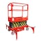 Pake Handling Tools Scissor Lift, Push-Around Drive, 660 lb Cap., 19 ft Max Height PAKSL-SJY0348-SE - alternate 1