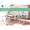 Boston Harbor Vanity Bar Fixture, 60 W, 3-Lamp, A19 or CFL Lamp, Steel Fixture, Brushed Nickel Fixture A2242-93L - alternate 2