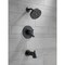 Delta Trinsic Monitor 17 Series H2OKinetic Tub & Shower Trim T17459-BL - alternate 4