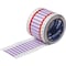 Brady PermaSleeve HX Heat Shrink Double Sided Wire Marking Sleeves, Violet, 0.187 in. Dia x 2 in. W 2HX-187-2-VT - alternate 1