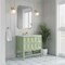 James Martin Vanities Emmeline 36'' Single Vanity, Pistachio w/ 3 CM Ethereal Noctis Top D100-V36-PST-3ENC - alternate 5