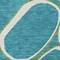 Homeroots 8' X 10' Teal Blue Ivory And Green Abstract Washable Indoor Outdoor Area Rug 600573 - alternate 4