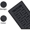 Sierra Grates 4 in. H X 10 in. W Powder Coat Steel, Textured Black Floor Register MTR410-BLK - alternate 3