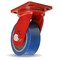 Hamilton Enhanced Precision Super Duty Swivel Caster, 8" x 3" Superlast Polyurethane on Forged Steel Wheel S-EPSD-83SYT - alternate 1
