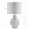 Jonathan Y Seashell Rosette 24" LED Table Lamp, Cream JYL1049A - alternate 4