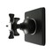Kingston Brass Single-Handle Six-Way Diverter Valve with Square Trim Kit, Matte Black KS4040NX - alternate 1