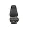 Uni Pro 2011 Ensign Lo Semi Truck Seat, High-Back, Black Mordura Fabric 8518 - alternate 4