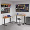 4Dock 55in W x 30in D Particleboard Tabletop Electric Standing Desk w/ Dual-Motor and 2-Stage leg ET123 - alternate 3