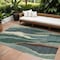Homeroots 9' X 12' Sage Brown And Beige Abstract Washable Indoor Outdoor Area Rug 601006 - alternate 1