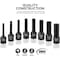 Neiko 1/2'' Dr. Impact Hex Bit Socket Set, Metric 01136B - alternate 4