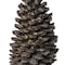 Homeroots 11" Golden Brown Resin Pinecone Tabletop Sculpture 392457 - alternate 6