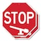 Signmission Stop, 6 inch X 6 inch, Plastic Sign, 2PK OC-P-2PACK-6-235 - alternate 1