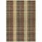 Homeroots 3' X 5' Brown Taupe And Plum Plaid Washable Indoor Outdoor Area Rug  613957 - alternate 5