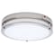 Nuvo Glamour 13 Inch LED Flush Mount Emergency Battery CCT Selectable Brushed Nickel Finish 62/1890 - alternate 1