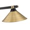 Z-Lite Bronte 3 Light Billiard, Matte Black and Rubbed Brass, Rubbed Brass 1955-3MB-RB-RB15 - alternate 2
