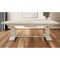 Homeroots 90" Light Brown Rectangular Solid Wood Butterfly Leaf Dining Table 488690 - alternate 4