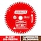 Diablo 6 1/2 in. D X 20 mm Carbide Tipped Track Saw Blade 52 teeth D0652TSL - alternate 2