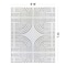 World Rug Gallery Bohemian Lines Washable Non Slips Area Rug 8 ft x 10 ft Ivory WR72IVORY8X10 - alternate 8