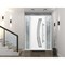 Vdomdoors Steel Door Deux 6500 White 2 Sidelight Exterior Windows Stainless Inserts Single Modern Painted-W14 DEUX6500EXD-WS-W14+36+14 x H80-Right-hand Inswing - alternate 3