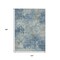 Homeroots 10' X 14' Teal Blue And Beige Abstract Washable Indoor Outdoor Area Rug 630902 - alternate 3