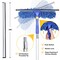 Bison Life 2-in-1 Window Cleaning Squeegee Kit with 4-12 Ft Telescopic Pole, 2 Washer Sleeves Included BLZ-EXHSQ-SET-12-1 - alternate 5