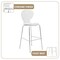 Leisuremod Oyster Acrylic Barstool with Steel Frame in Chrome Finish, Clear OC31CL - alternate 4