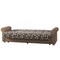 Homeroots 89" Beige Chenille Convertible Futon Sleeper Sofa And Toss Pillows With Storage 607146 - alternate 5